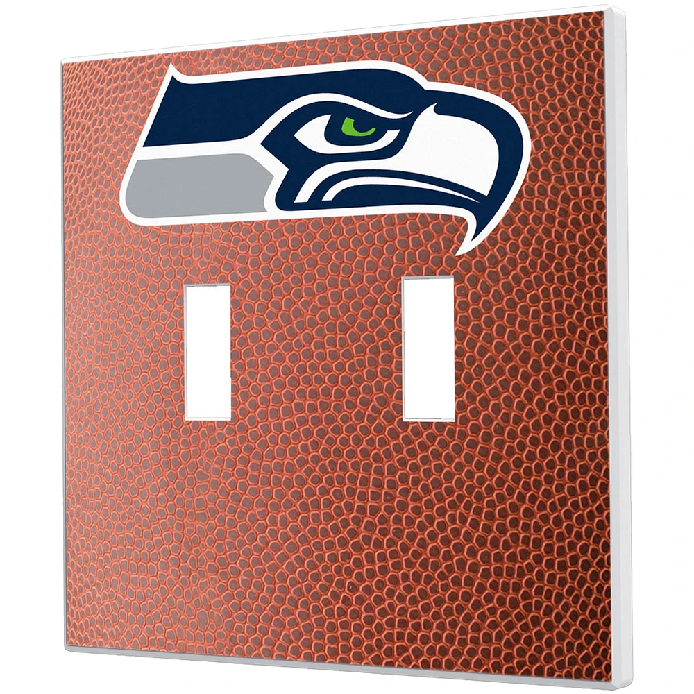 Seattle Seahawks Football Design Double Toggle Light Switch Plate