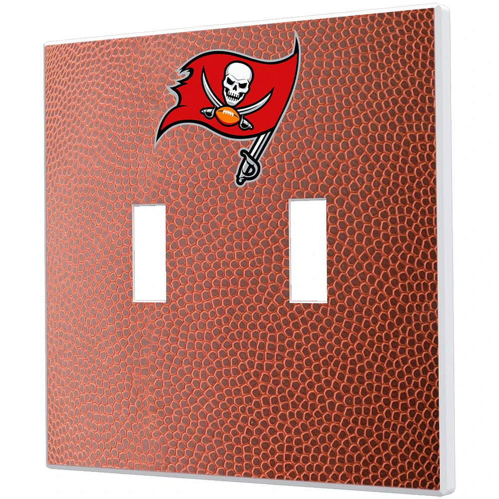 Tampa Bay Buccaneers Football Design Double Toggle Light Switch Plate