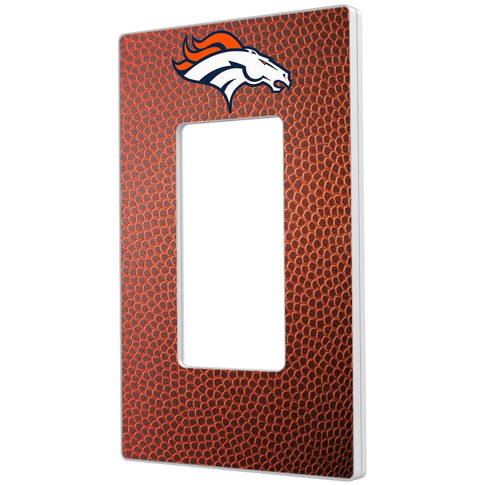 Denver Broncos Football Design Single Rocker Light Switch Plate