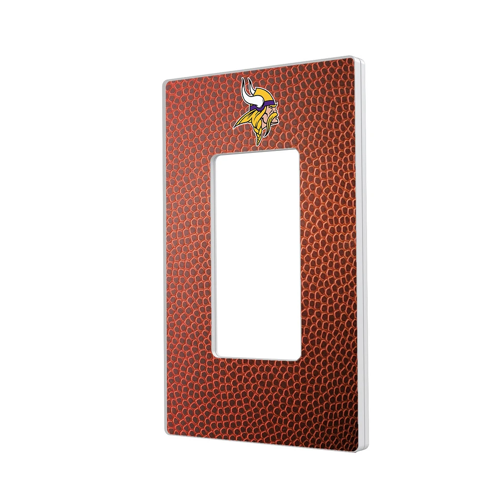 Minnesota Vikings Football Design Single Rocker Light Switch Plate