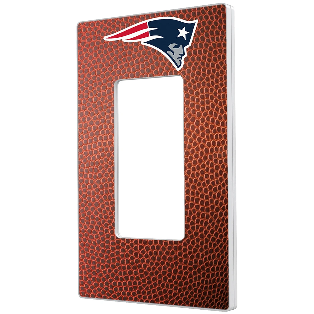 New England Patriots Football Design Single Rocker Light Switch Plate