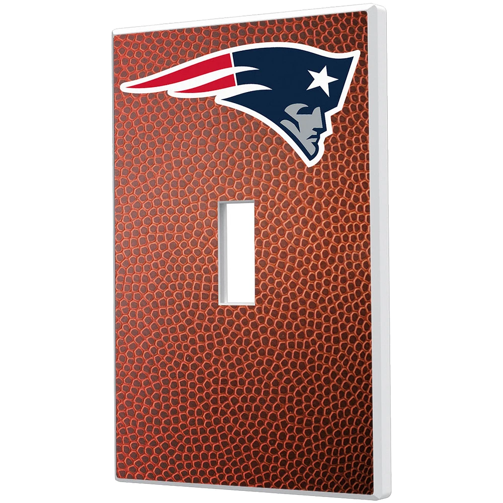 New England Patriots Football Design Single Toggle Light Switch Plate
