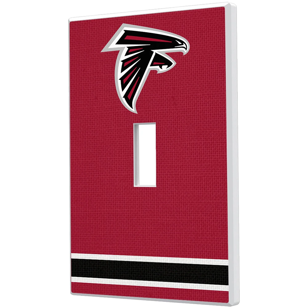 Atlanta Falcons Stripe Single Toggle Light Switch Plate