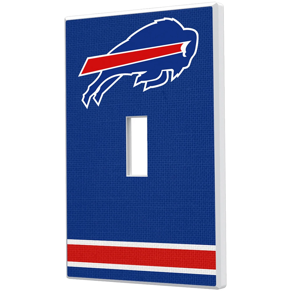 Buffalo Bills Stripe Single Toggle Light Switch Plate