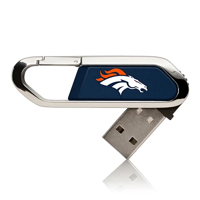 Denver Broncos Solid Clip USB Flash Drive