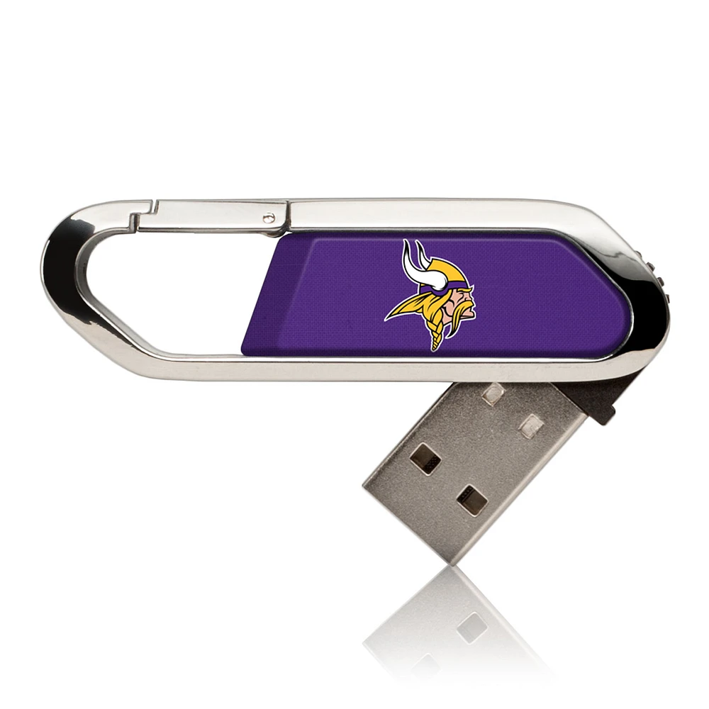 Minnesota Vikings Solid Clip USB Flash Drive