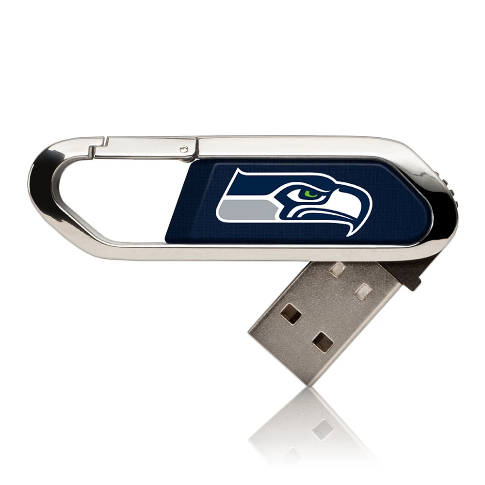 Seattle Seahawks Solid Clip USB Flash Drive