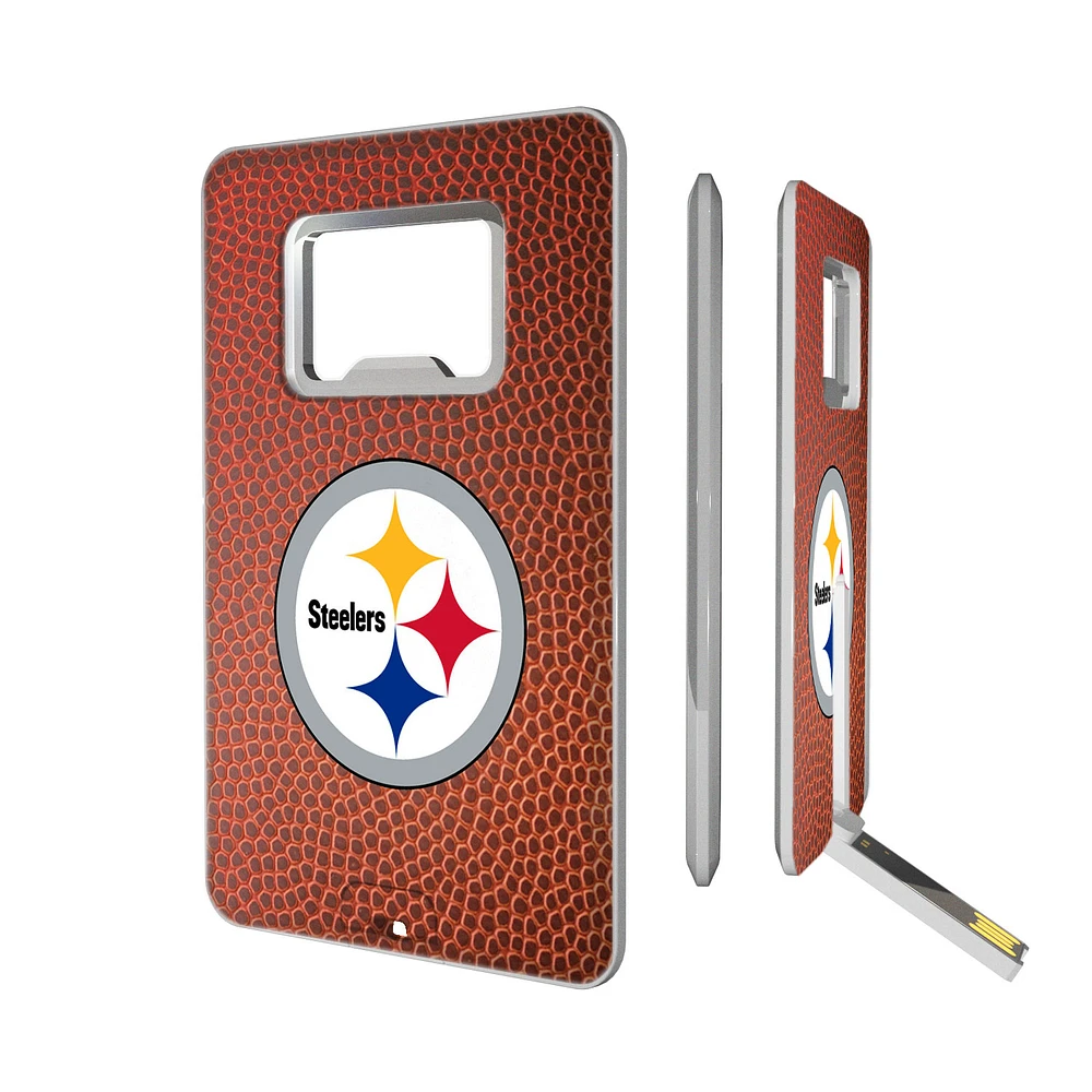 Pittsburgh Steelers Football Credit Card USB Drive & Bottle Opener