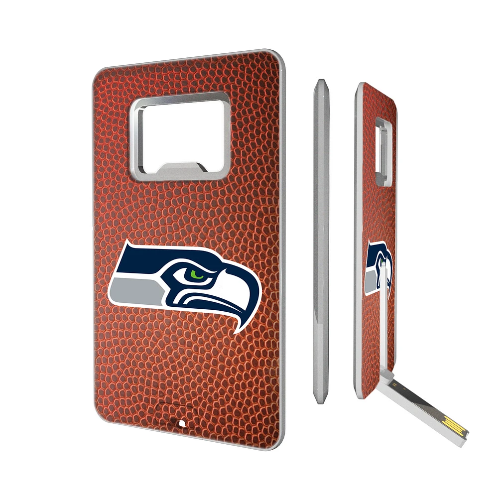 Seattle Seahawks Football Credit Card USB Drive & Bottle Opener