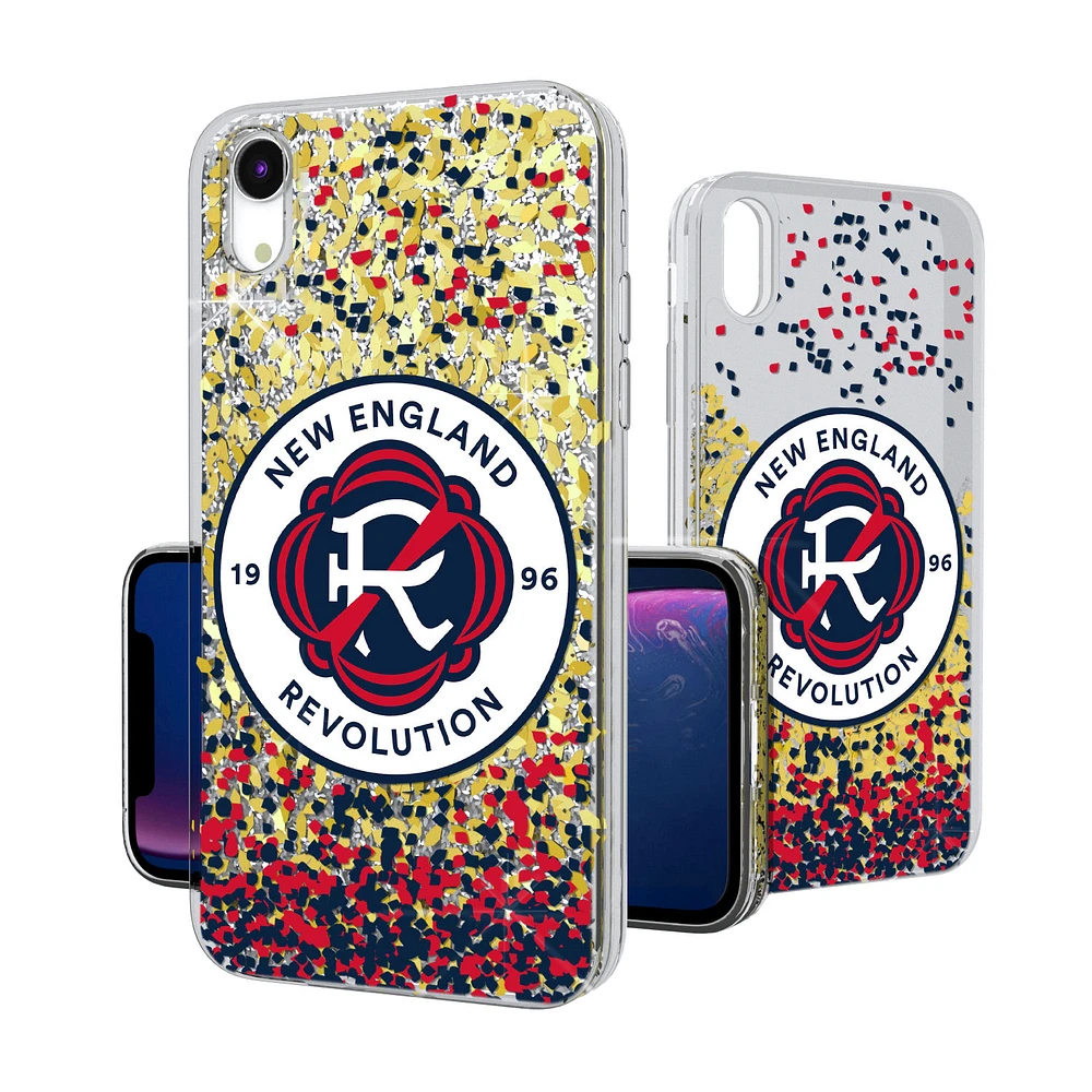 New England Revolution Confetti Glitter iPhone XR Case