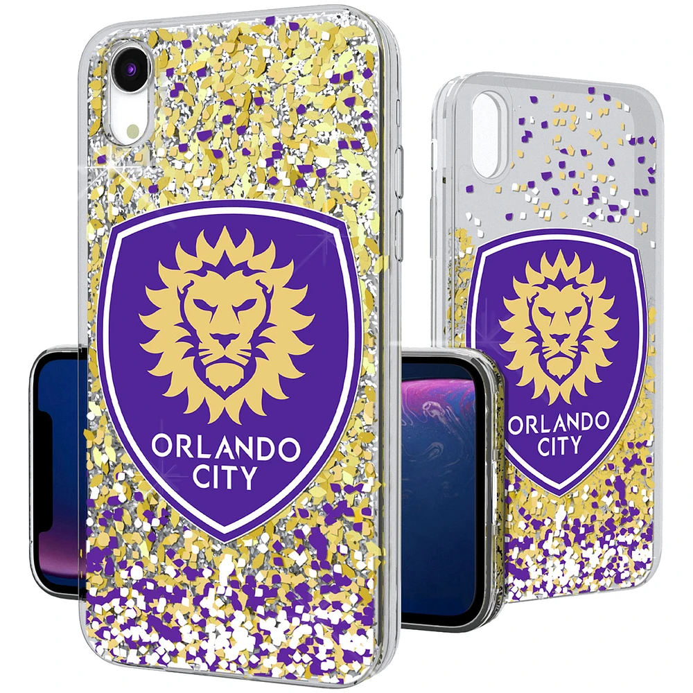 Orlando City SC Confetti Glitter iPhone XR Case