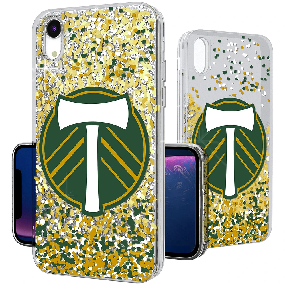 Portland Timbers Confetti Glitter iPhone XR Case