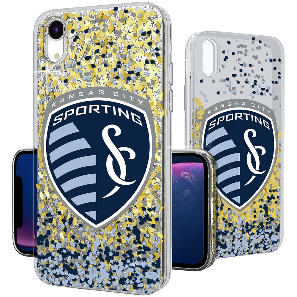 Sporting Kansas City Confetti Glitter iPhone XR Case