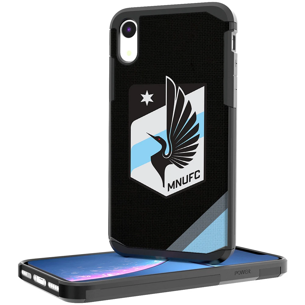 Minnesota United FC Diagonal Stripe Rugged iPhone XR Case
