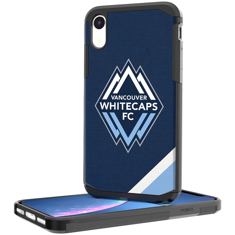 Vancouver Whitecaps FC Diagonal Stripe Rugged iPhone XR Case