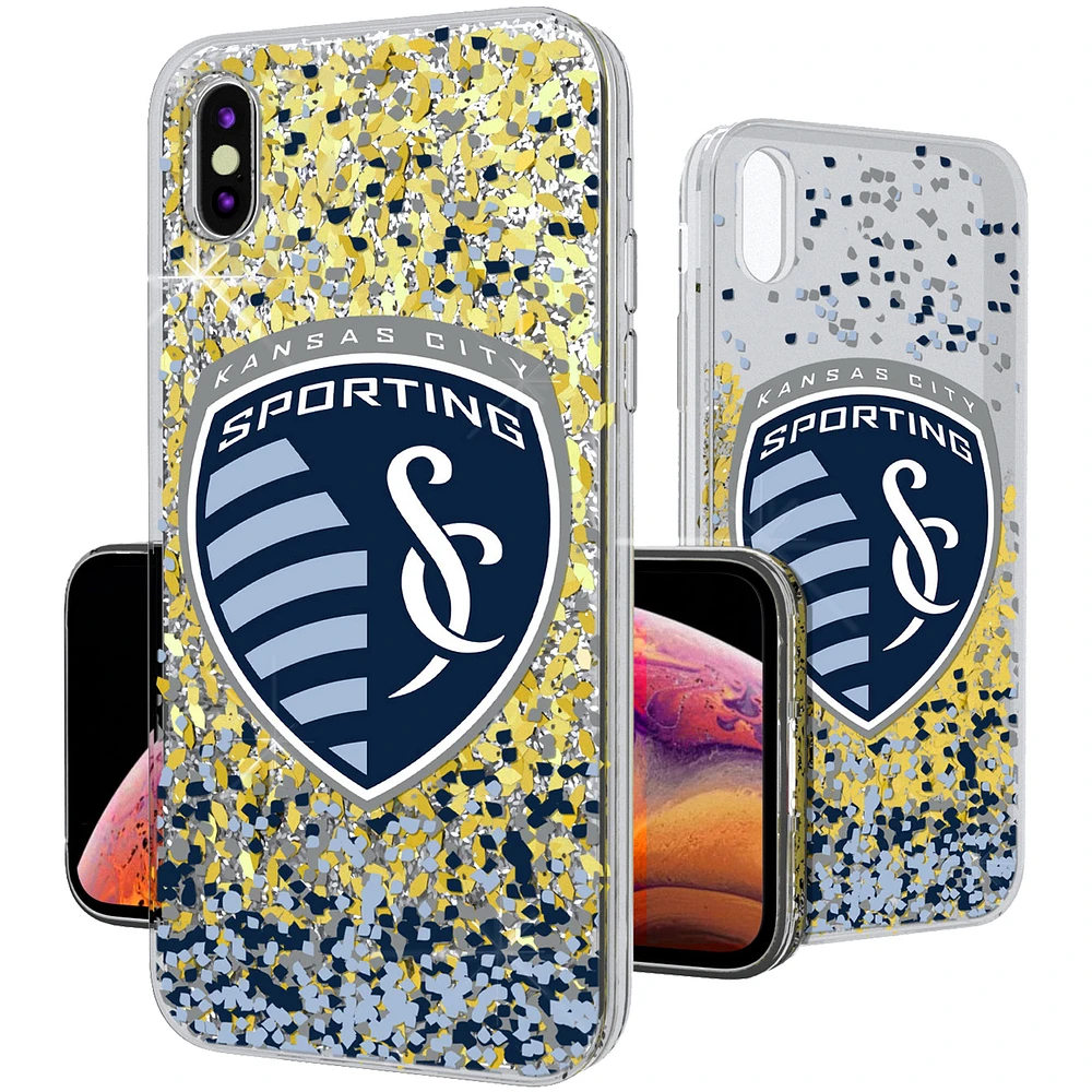 Sporting Kansas City Confetti Glitter iPhone XS Max Case