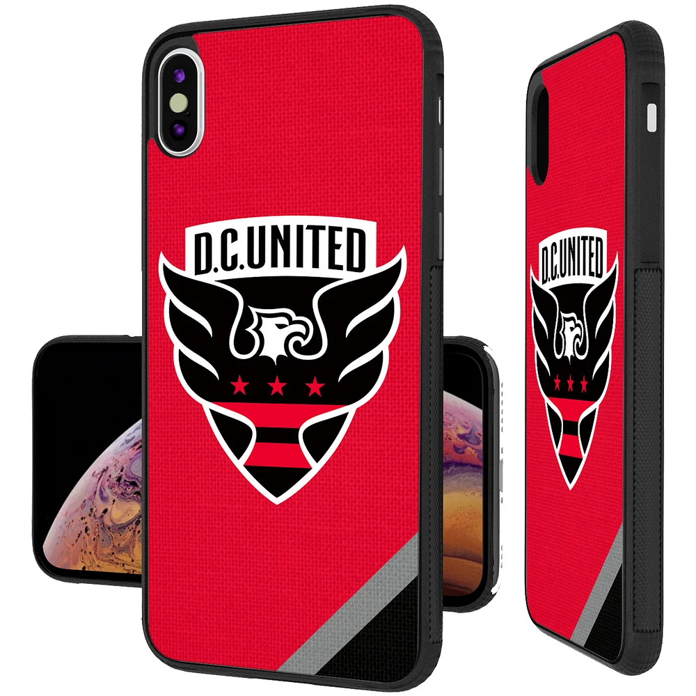 D.C. United Diagonal Stripe Bump iPhone XS Max Case