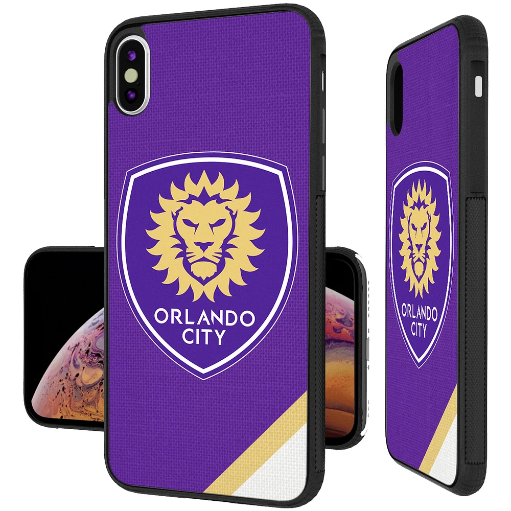 Orlando City SC Diagonal Stripe Bump iPhone XS Max Case