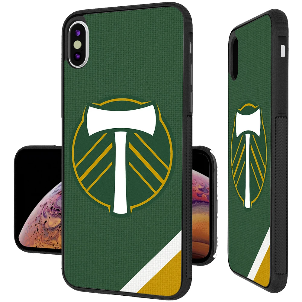 Portland Timbers Diagonal Stripe Bump iPhone XS Max Case