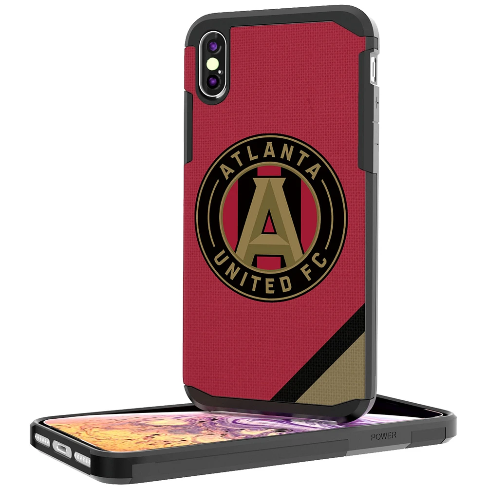 Atlanta United FC Diagonal Stripe Rugged iPhone XS Max Case
