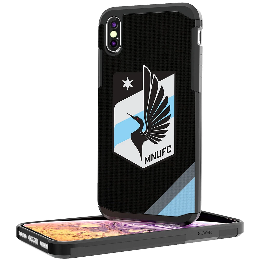 Minnesota United FC Diagonal Stripe Rugged iPhone XS Max Case