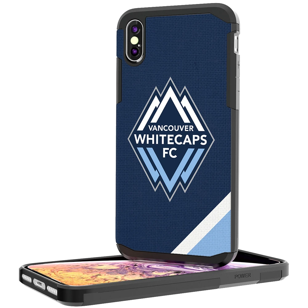 Vancouver Whitecaps FC Diagonal Stripe Rugged iPhone XS Max Case