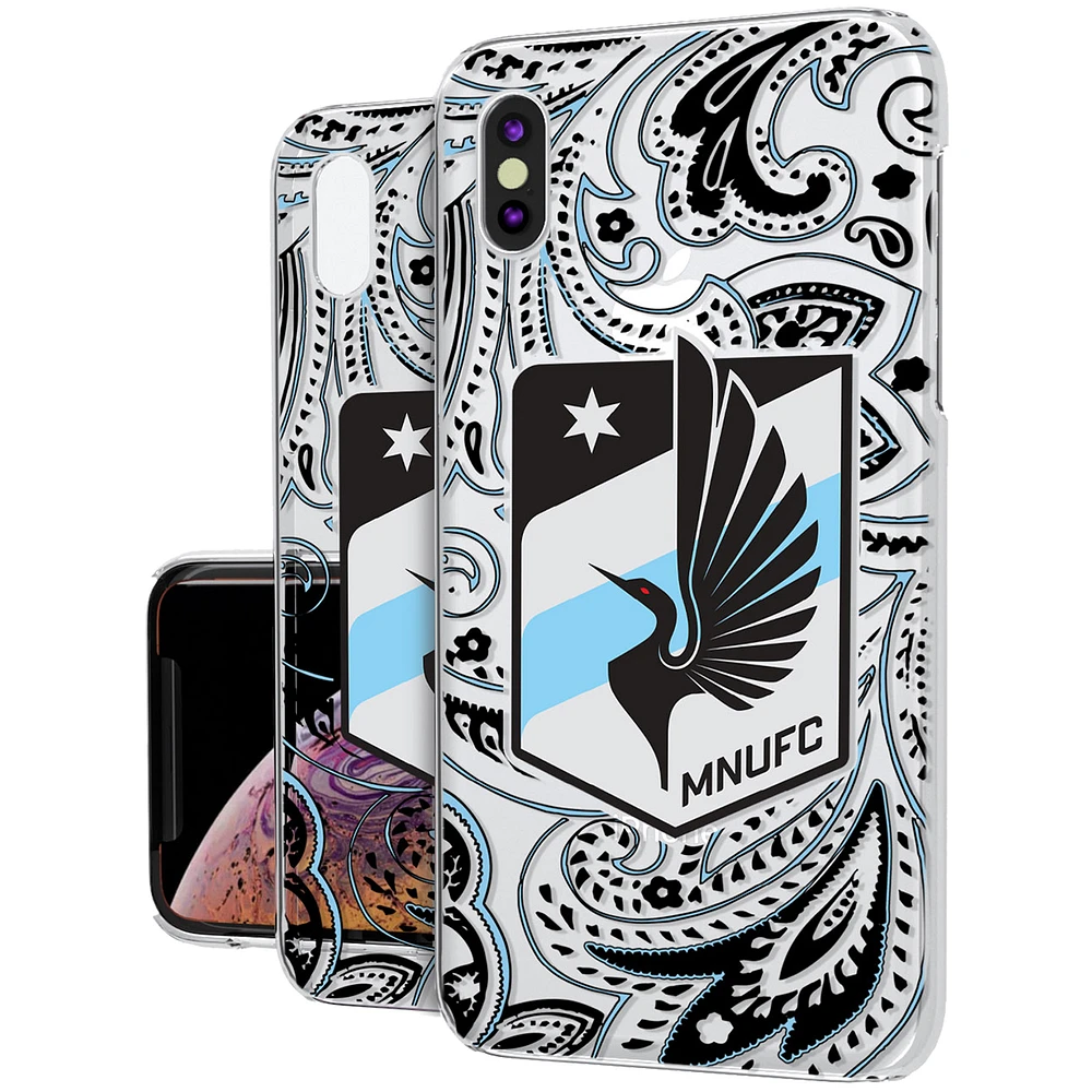 Minnesota United FC Paisley Clear iPhone XS Max Case