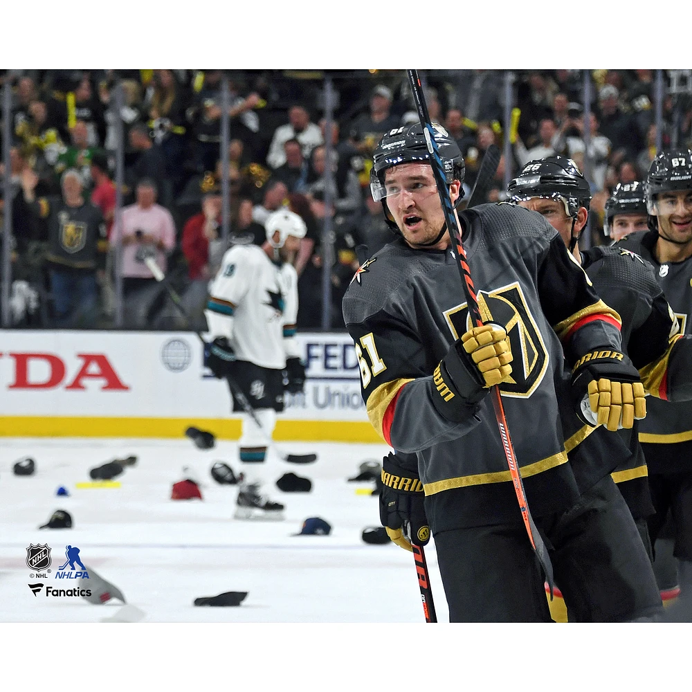 Mark Stone Vegas Golden Knights Unsigned 2019 Stanley Cup Playoffs Hat Trick vs. San Jose - 1st Postseason Franchise History