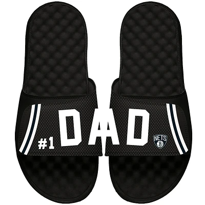 Brooklyn Nets ISlide Dad Slide Sandals - Black