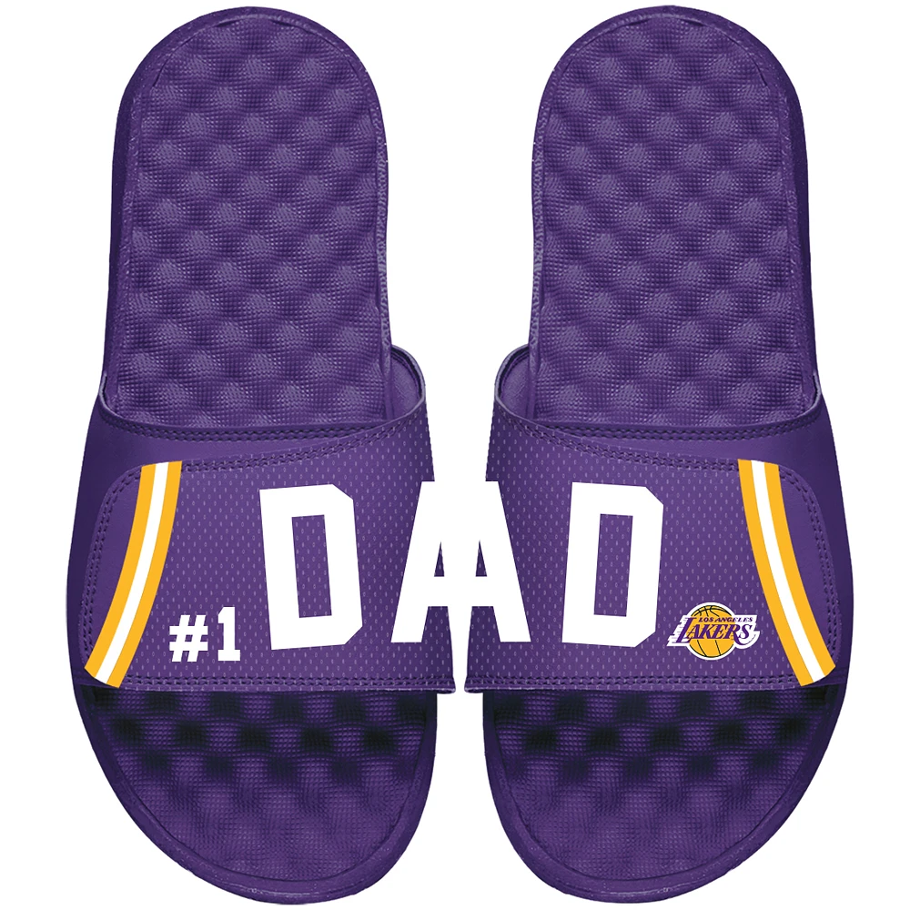 Los Angeles Lakers ISlide Dad Slide Sandals - Purple