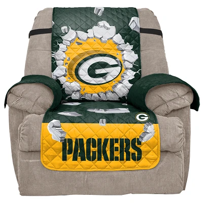 Green Bay Packers 65'' x 80'' 3D Recliner Protector - Green