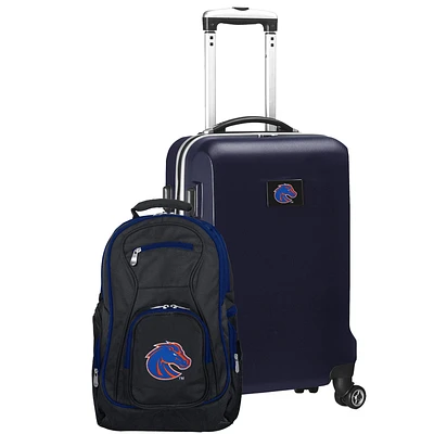 Boise State Broncos Deluxe 2-Piece Backpack and Carry-On Set