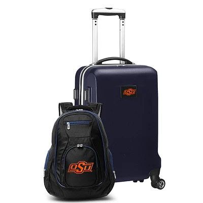 Oklahoma State Cowboys Deluxe 2-Piece Backpack and Carry-On Set