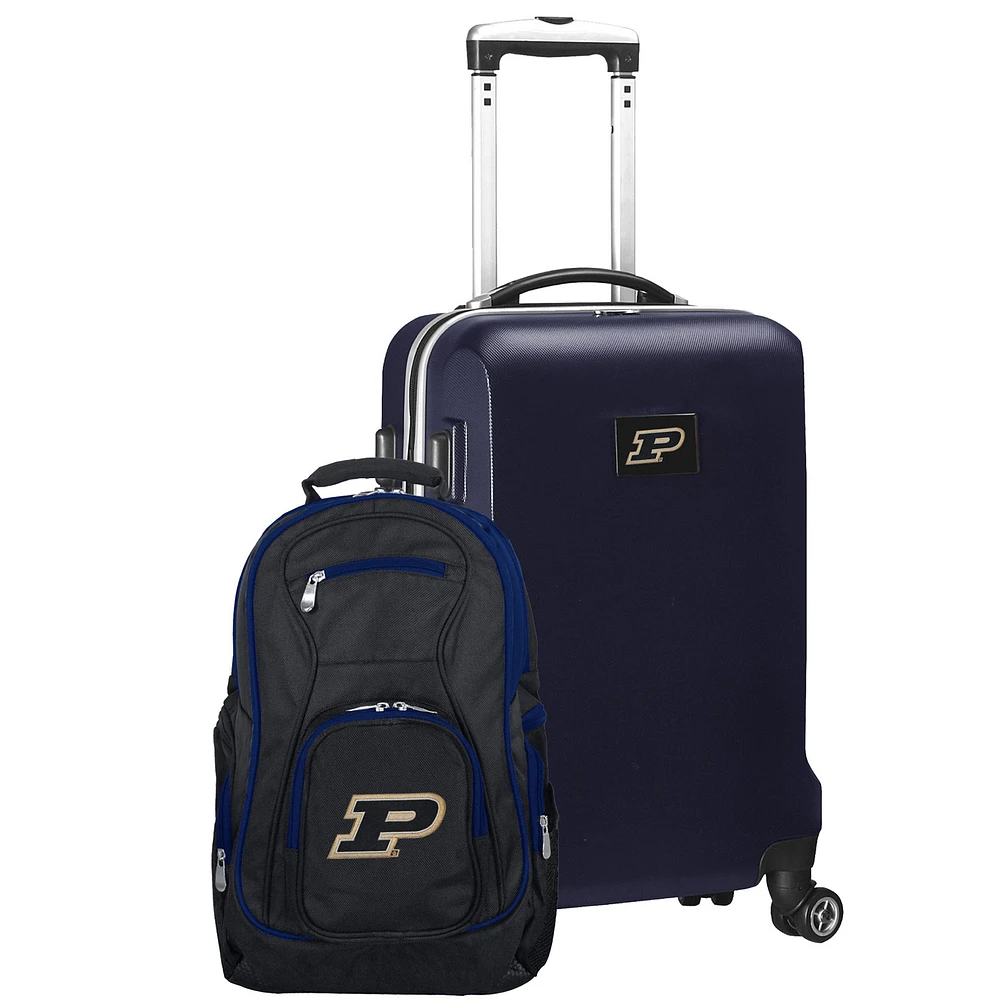 Purdue Boilermakers Deluxe 2-Piece Backpack and Carry-On Set