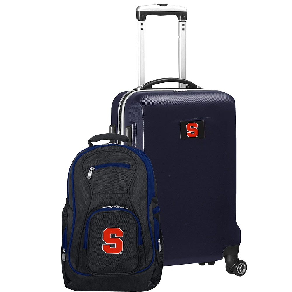 Syracuse Orange Deluxe 2-Piece Backpack and Carry-On Set