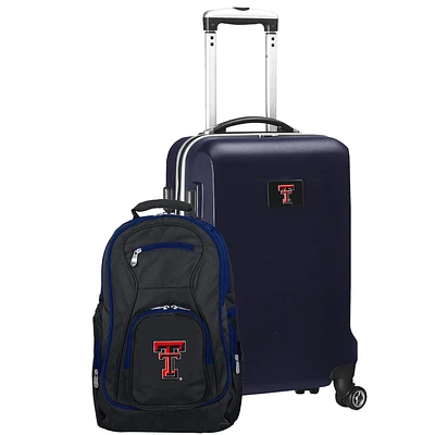 Texas Tech Red Raiders Deluxe 2-Piece Backpack and Carry-On Set