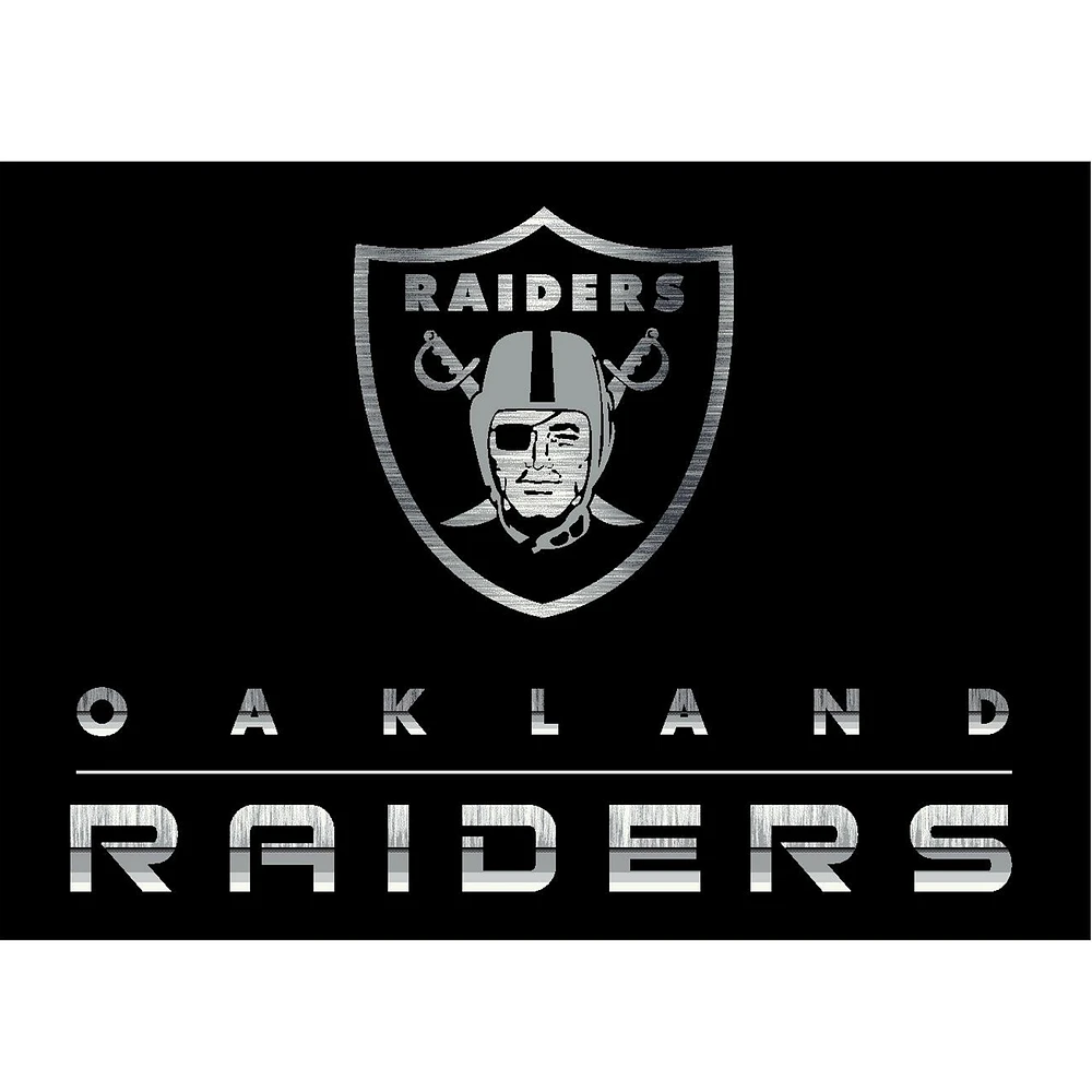 Las Vegas Raiders Imperial 3'10'' x 5'4'' Chrome Rug