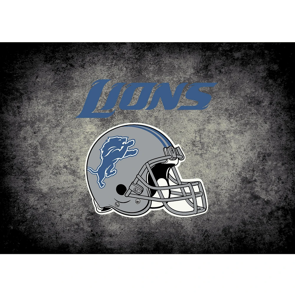 Detroit Lions Imperial 3'10" x 5'4" Distressed Rug