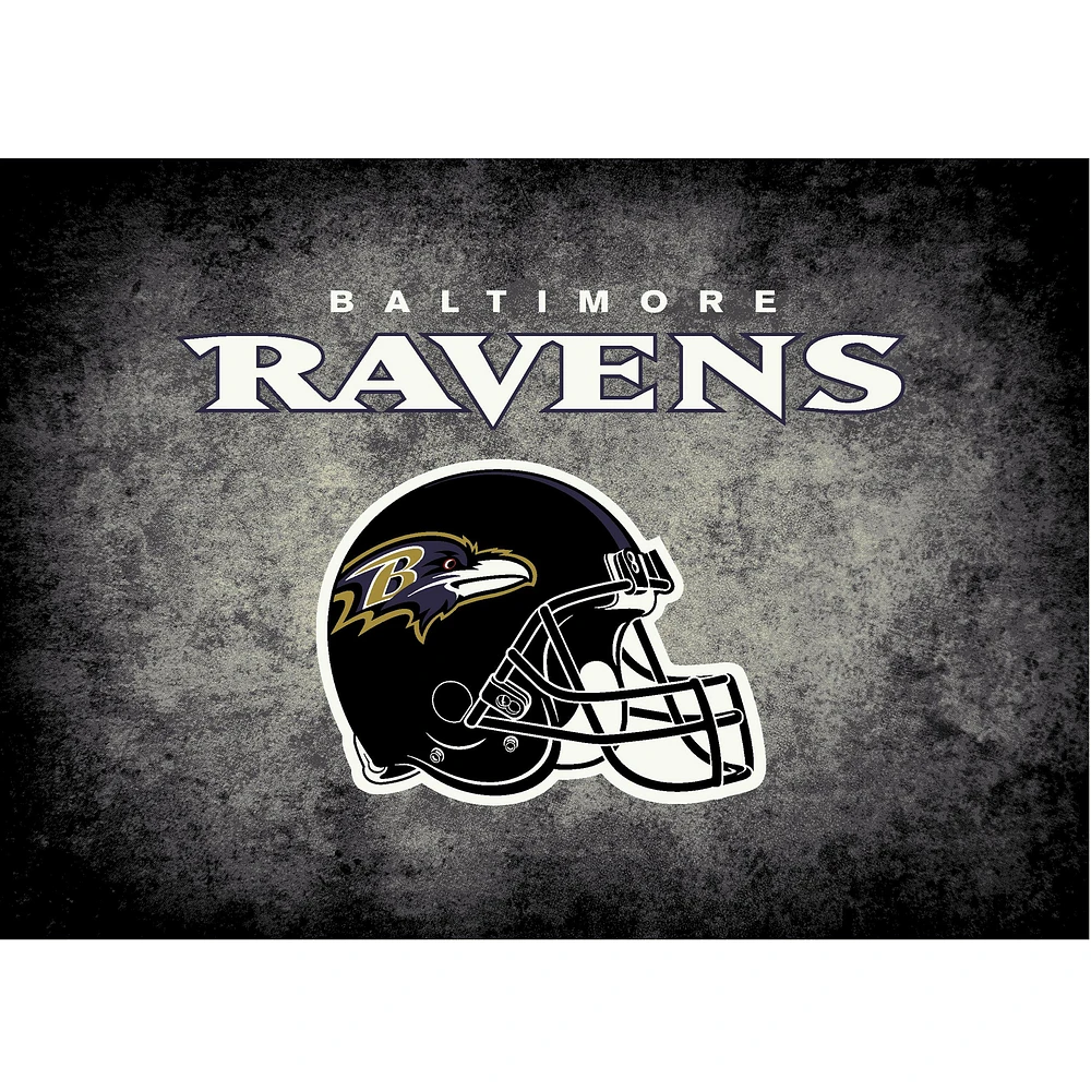 Baltimore Ravens Imperial 3'10" x 5'4" Distressed Rug