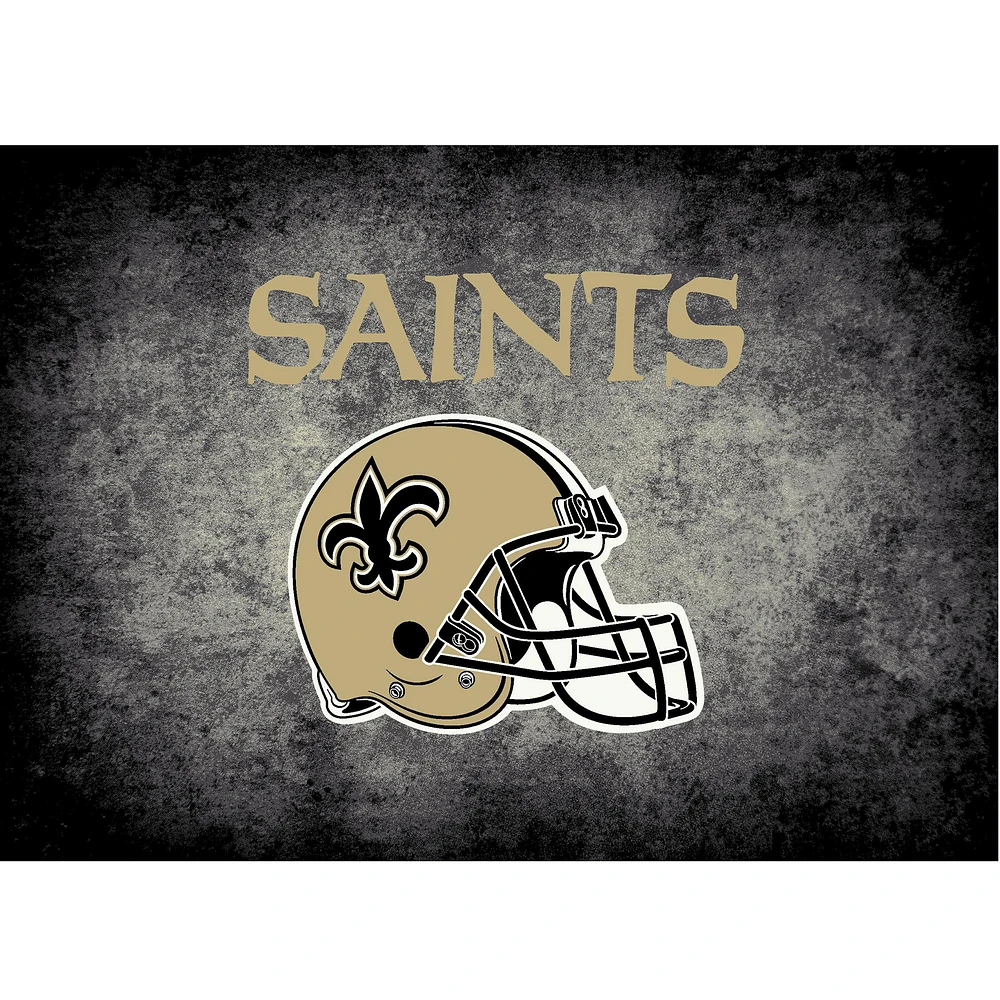 New Orleans Saints Imperial 3'10" x 5'4" Distressed Rug