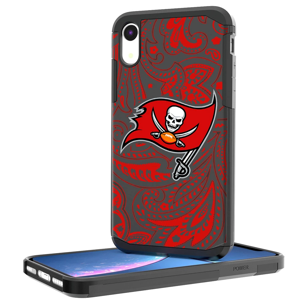 Tampa Bay Buccaneers iPhone Rugged Paisley Design Case