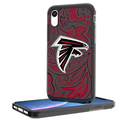 Atlanta Falcons iPhone Rugged Paisley Design Case