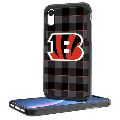 Cincinnati Bengals iPhone Rugged Plaid Design Case