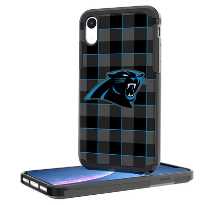 Carolina Panthers iPhone Rugged Plaid Design Case