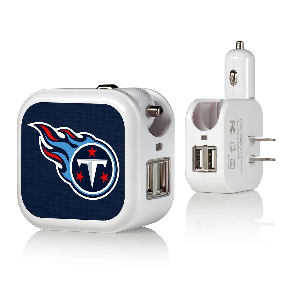 Tennessee Titans Solid Design USB Charger