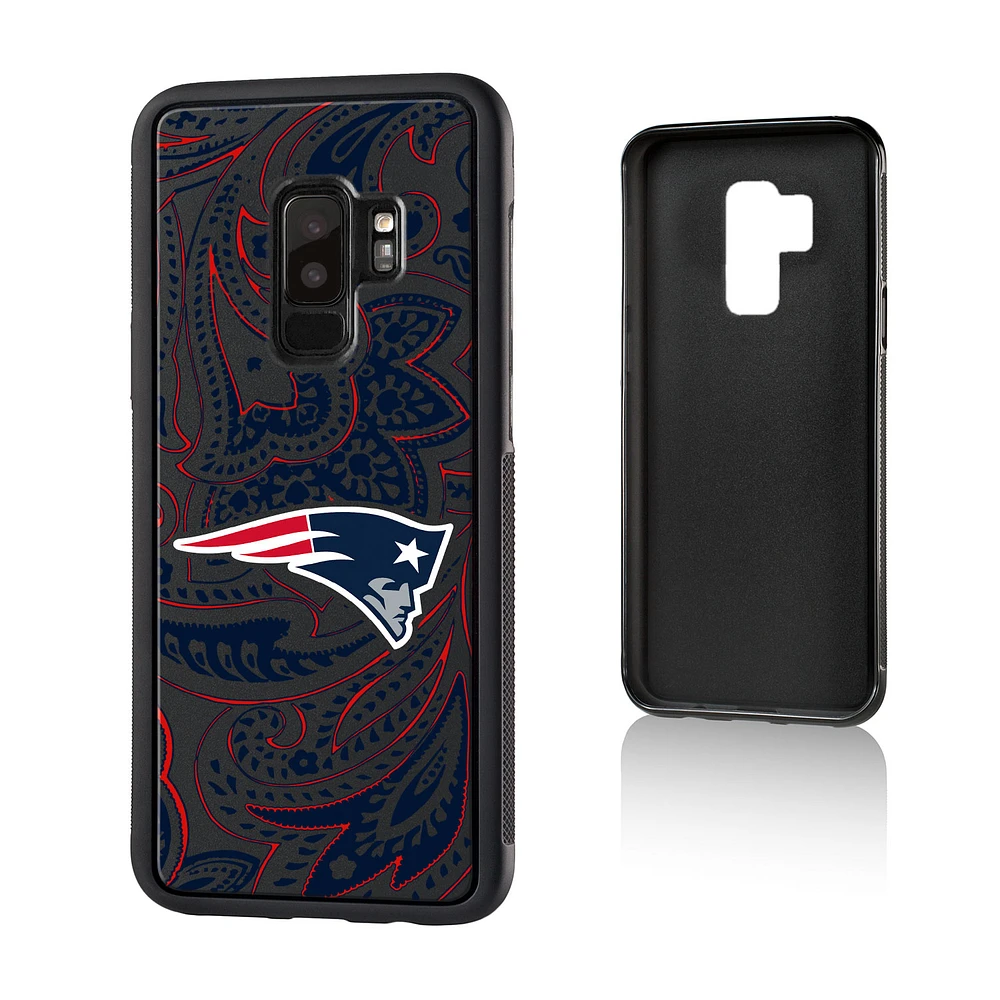 New England Patriots Galaxy Paisley Design Bump Case