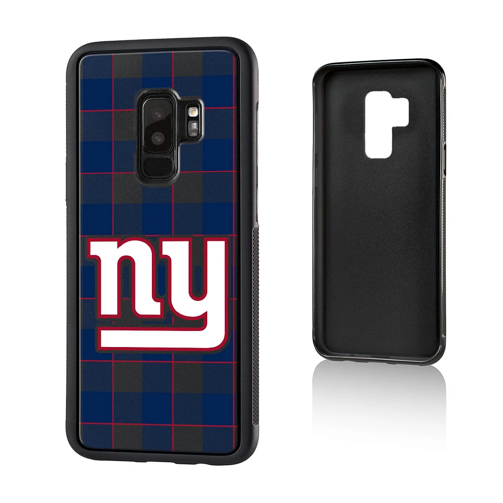 New York Giants Galaxy Plaid Design Bump Case