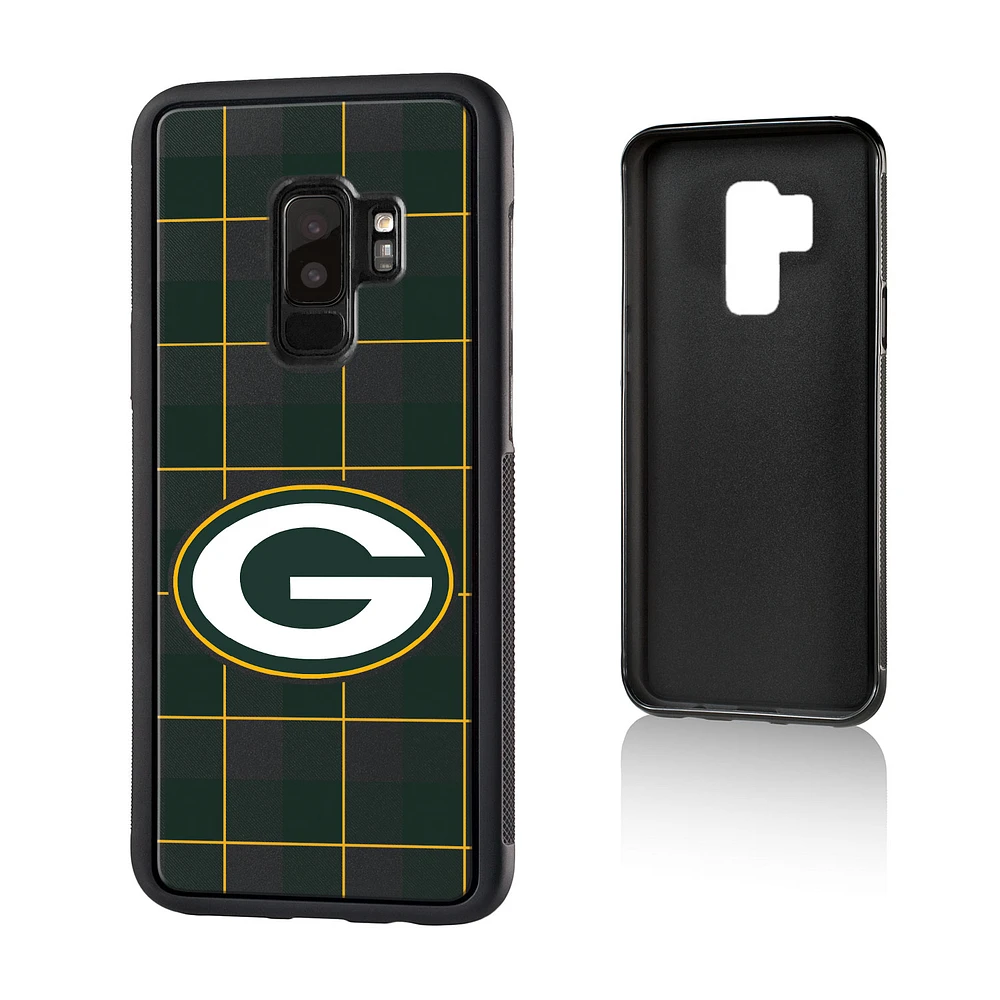 Green Bay Packers Galaxy Plaid Design Bump Case