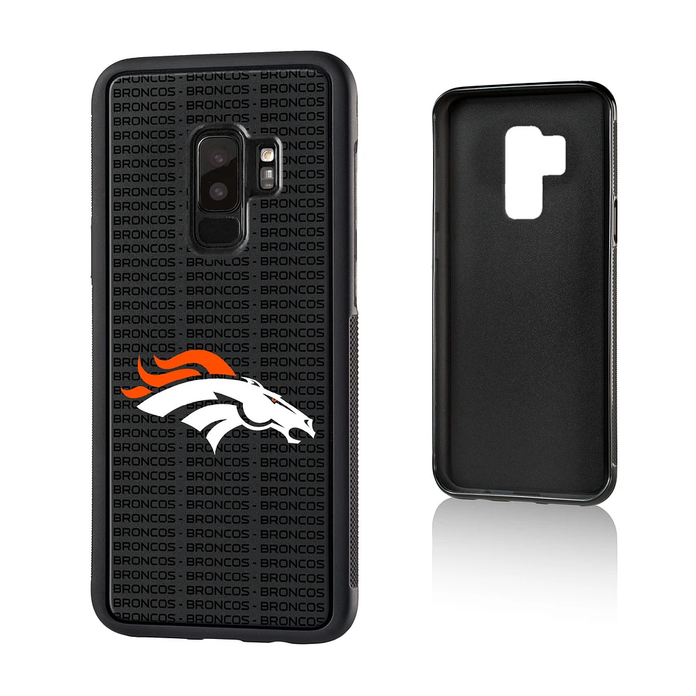Denver Broncos Galaxy Text Backdrop Design Bump Case