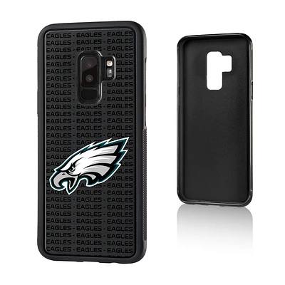 Philadelphia Eagles Galaxy Text Backdrop Design Bump Case